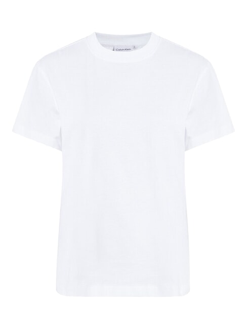 CALVIN KLEIN CK Kurzarm-T-Shirt mit ausgeschnittenem Rücken strahlendes Weiß - T-Shirts und Tops für Damen