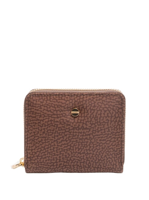 BORBONESE CLASSICA Geldbörse mit mittlerem Reißverschluss Haselnuss - Reisetaschen