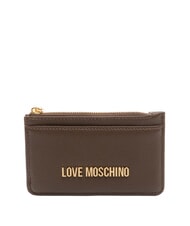 LOVE MOSCHINO JEWEL Flaches Kartenetui mit Reißverschluss - Brieftaschen Damen
