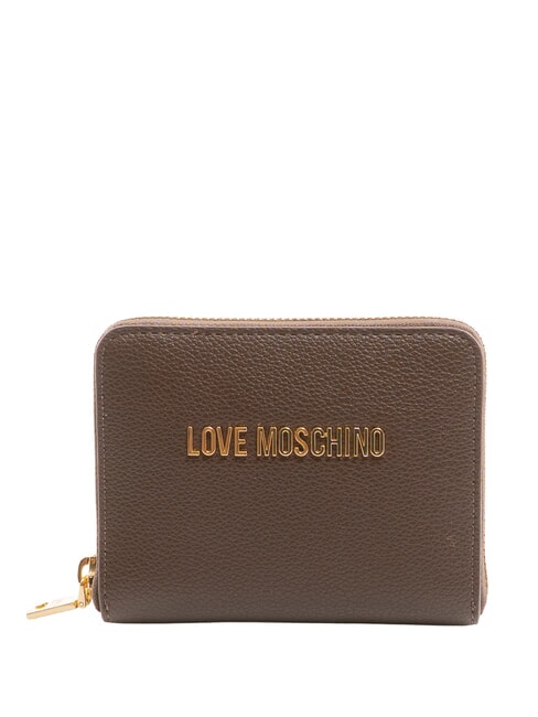 LOVE MOSCHINO LETTERING Geldbörse mit Rundum-Reißverschluss Ich fürchte - Brieftaschen Damen