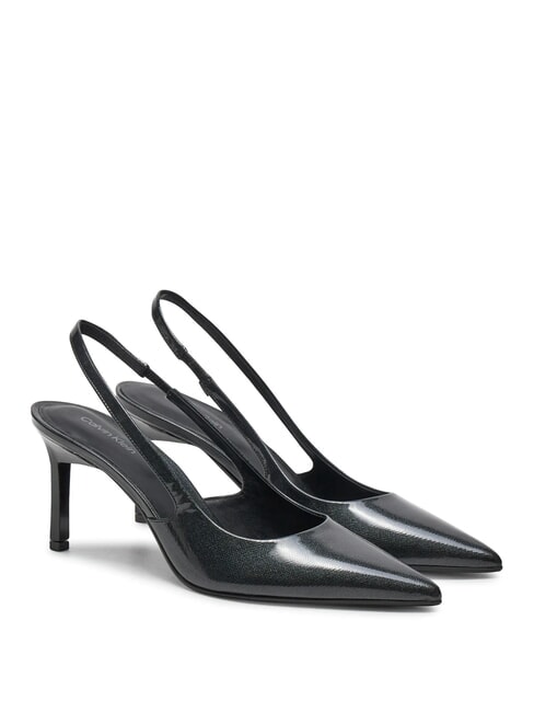 CALVIN KLEIN CK Slingback-Pumps aus Leder ck schwarz - Damenschuhe