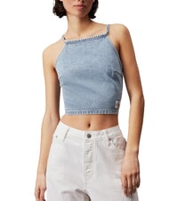 CALVIN KLEIN CK JEANS Jeans-Crop-Top mit Schnürung - T-Shirts und Tops für Damen