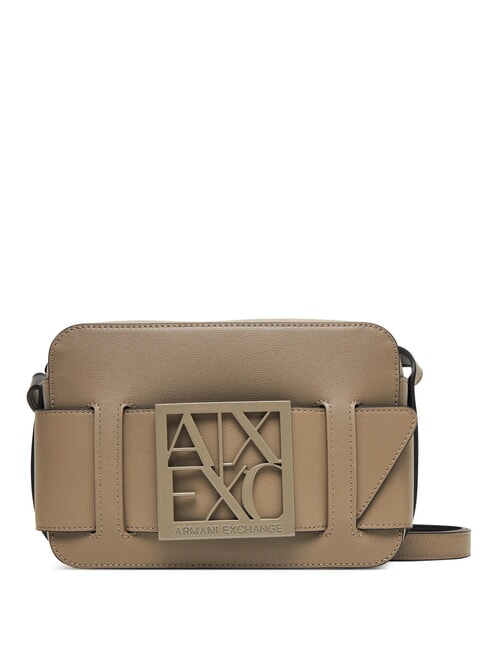 ARMANI EXCHANGE A|X BUCKLE Schultertasche Braunbarsch - Damentaschen