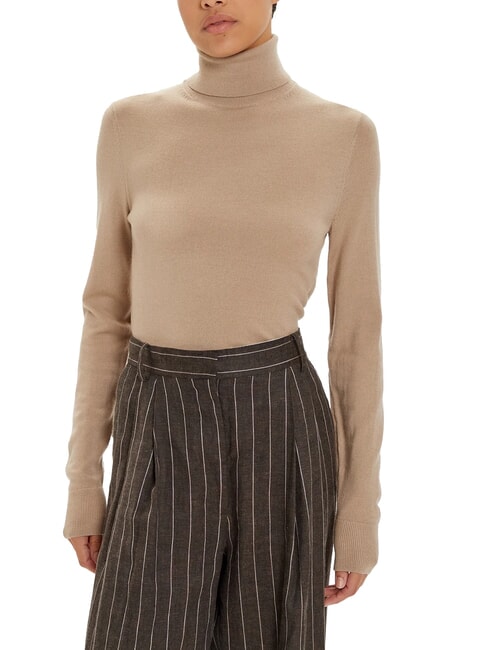 CALVIN KLEIN CK Slim-Fit-Rollkragenpullover aus Wolle Amphora - Damenpullover