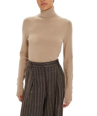 CALVIN KLEIN CK Slim-Fit-Rollkragenpullover aus Wolle - Damenpullover