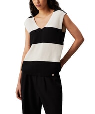 CALVIN KLEIN CK JEANS Strickweste aus Baumwolle - T-Shirts und Tops für Damen