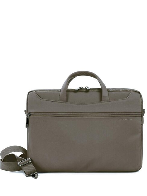 TUCANO WORK OUT 13" Laptop-Aktentasche mit Schultergurt grau - Arbeitstaschen