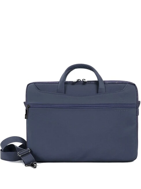TUCANO WORK OUT 13" Laptop-Aktentasche mit Schultergurt blau - Arbeitstaschen