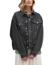 CALVIN KLEIN CK JEANS Jeansjacke aus Baumwolle Jeansgrau - Damenjacken - 1