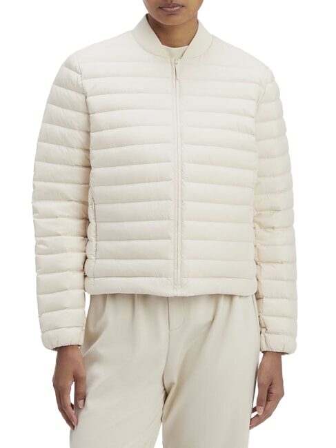 CALVIN KLEIN CK Leichte, kurze Daunensteppjacke Sandkiesel - Damenjeans