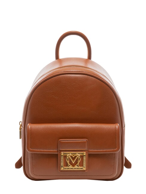 LOVE MOSCHINO LOCKED IN GOLD  Damenrucksack Kastanie - Damentaschen