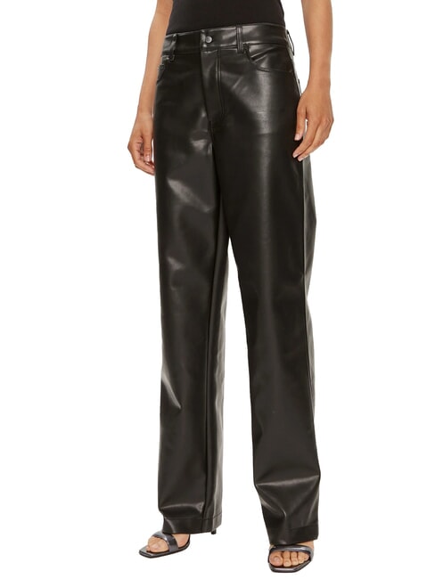 CALVIN KLEIN CK JEANS Gerade Hose mit hoher Taille ck schwarz - Damenhosen