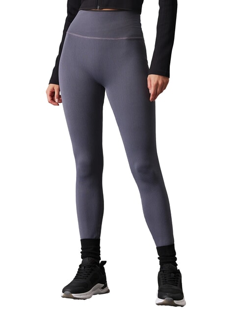 CALVIN KLEIN CK PERFORMANCE Leggings mit hoher Taille Jeansblau - Sportanzüge für Damen