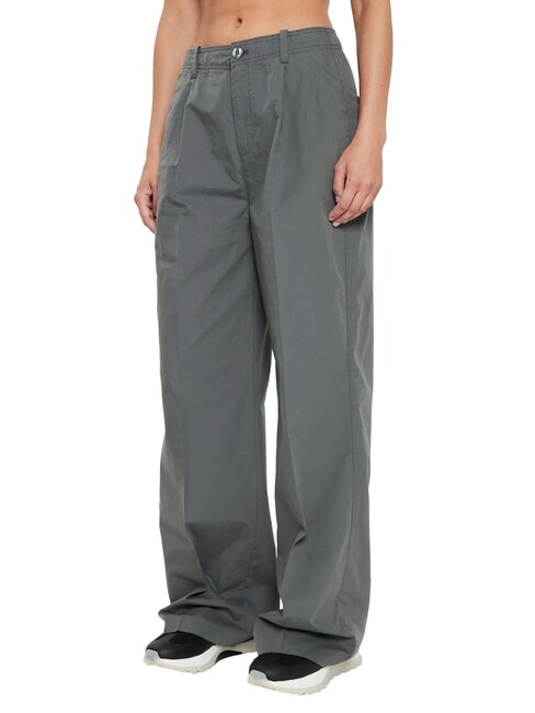 CALVIN KLEIN CK JEANS Chinos mit weitem, geradem Bein endloses Grau - Damenhosen