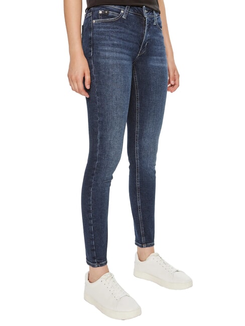 CALVIN KLEIN CK JEANS Skinny-Fit-Jeans dunkler Denim - Damenjeans