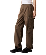 CALVIN KLEIN CK JEANS Cargohose aus gebürsteter Baumwolle - Damenhosen