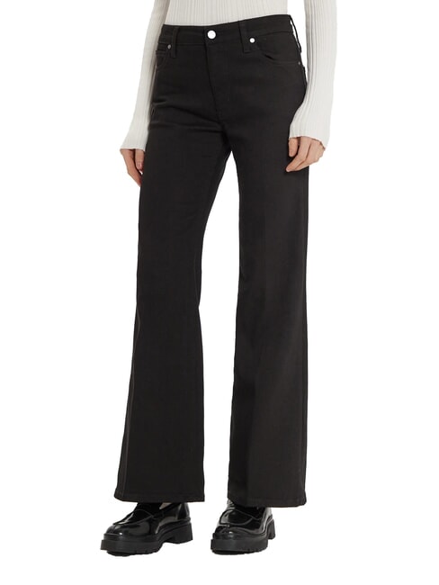 CALVIN KLEIN CK Flare-Fit-Jeans schwarzer Denim - Damenjeans