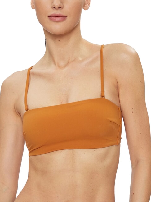 CALVIN KLEIN CK Bandeau-Bikinioberteil Kostüm Piment - Bademode für Damen