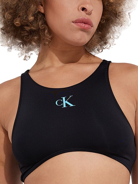 CALVIN KLEIN CK Sporttop-Kostüm ck schwarz - Bademode für Damen