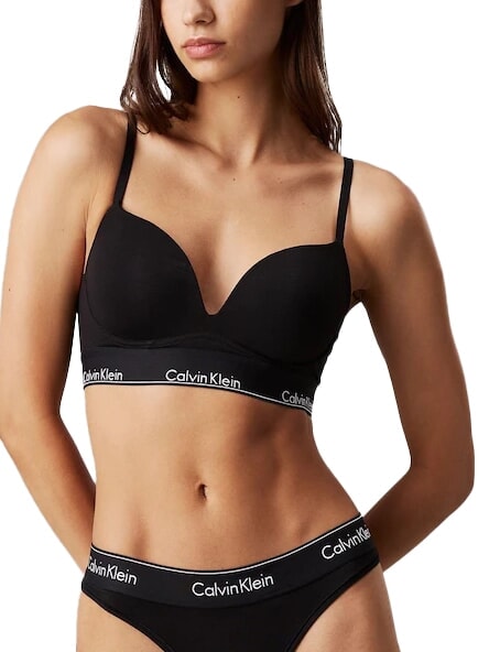 CALVIN KLEIN CK Push-up-BH schwarz mit dtm wb - BHs Damen