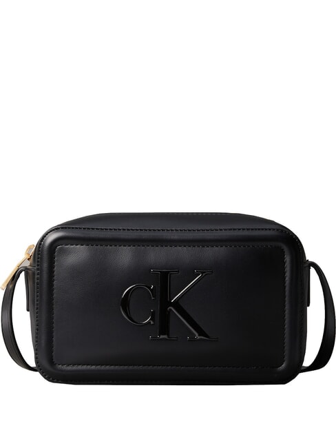 CALVIN KLEIN BOLD MONOGRAM Mini-Umhängetasche auf Schwarz - Damentaschen