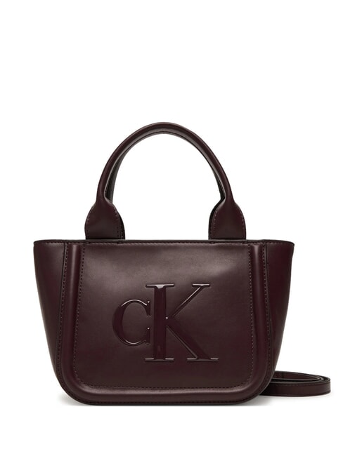 CALVIN KLEIN BOLD MONOGRAM Mini-Handtasche mit Schultergurt Karamellbonbon - Damentaschen