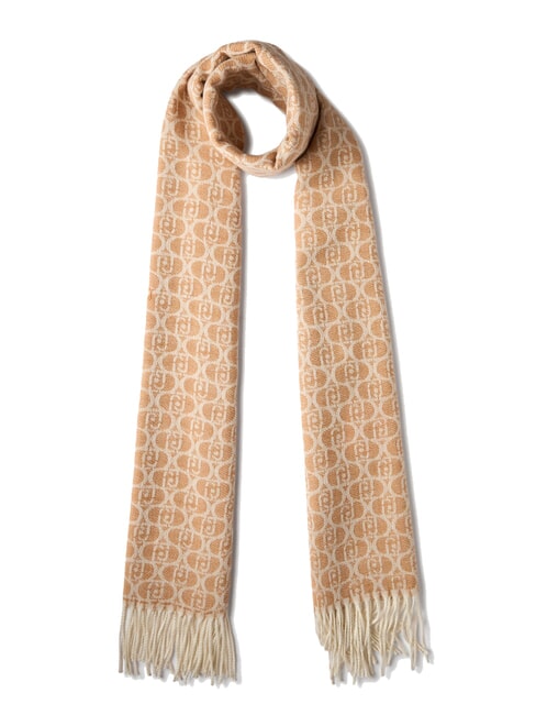 LIUJO MONOGRAM Stola mit Monogramm-Logo Kamel - Schals