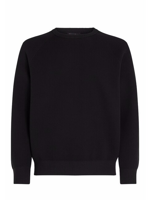 CALVIN KLEIN CK PERFORMANCE Sweatshirt mit Rundhalsausschnitt und Logo am Ärmel schwarze Schönheit - Sweatshirts Herren