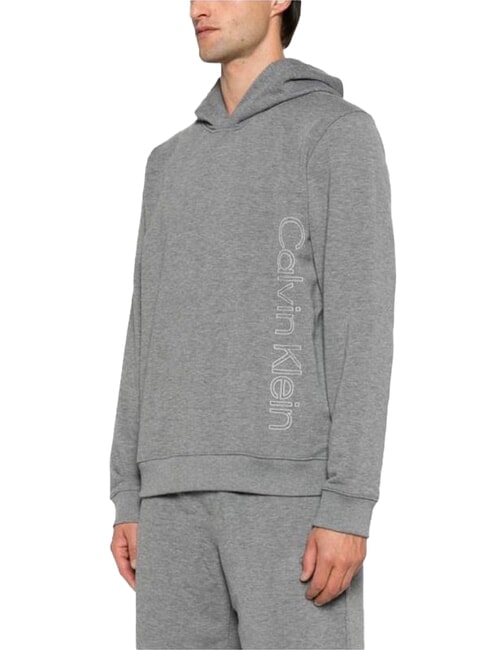 CALVIN KLEIN CK PERFORMANCE Hoodie mit Logo mittelgrau meliert - Sweatshirts Herren