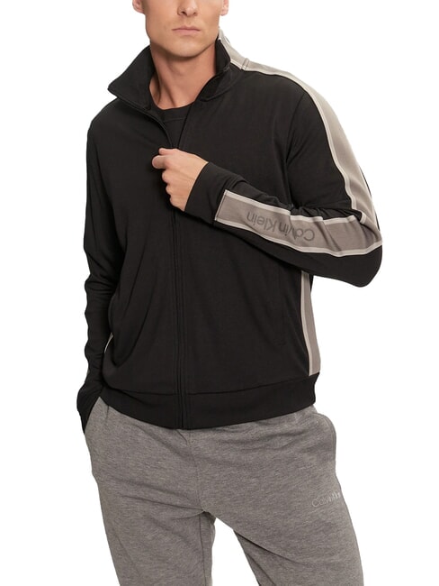 CALVIN KLEIN CK PERFORMANCE Sweatshirt mit durchgehendem Reißverschluss schwarze Schönheit - Sweatshirts Herren