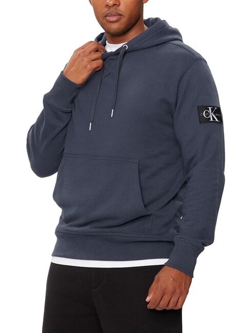 CALVIN KLEIN CK JEANS Hoodie mit Logo-Patch Tinte - Sweatshirts Herren