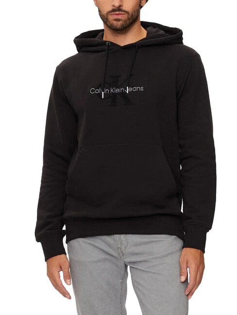 CALVIN KLEIN CK JEANS Hoodie mit Teddy-Logo ck schwarz - Sweatshirts Herren