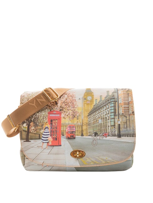 YNOT YESBAG Umhängetasche mit Überschlag Englische Rose - Damentaschen