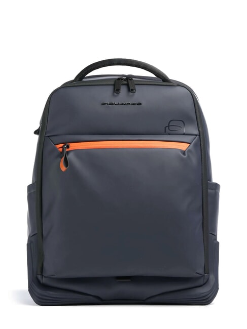 PIQUADRO CORNER SPECIALE GOMMATO  15,6" Laptop-Rucksack Blau - PC-Rucksäcke