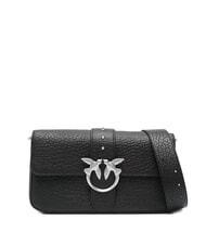PINKO LOVE ONE CLASSIC SLOUCHY Umhängetasche aus Leder - Damentaschen