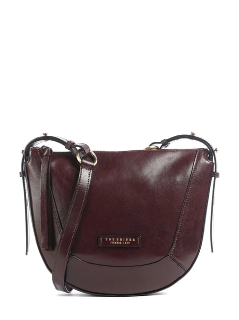 THE BRIDGE FEDORA Umhängetasche aus Leder mit Klappe muss abk. Gold - Damentaschen
