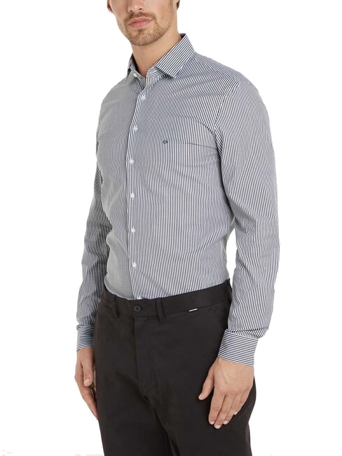CALVIN KLEIN CK Slim Fit Langarmhemd Nachthimmel - Herrenhemden