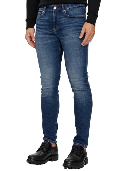 CALVIN KLEIN CK JEANS Skinny-Fit-Jeans dunkler Denim - Herrenjeans