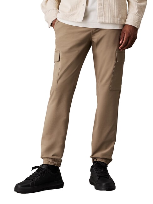 CALVIN KLEIN CK JEANS Cargo-Jogginghose aus Stretch gestromt - Herrenjeans