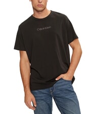CALVIN KLEIN CK Kurz&auml;rmeliges Baumwoll-T-Shirt Schwarz - Herren-T-Shirts - 1