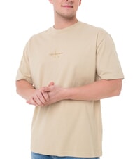 CALVIN KLEIN CK JEANS Gewaschenes Monolog-Kurzarm-T-Shirt - Herren-T-Shirts