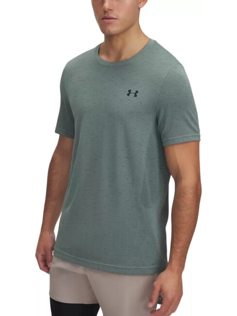 UNDER ARMOUR VANISH Kurzarm-T-Shirt Kieselsäuregrün - Herren-T-Shirts