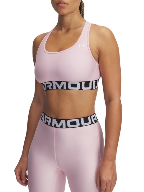 UNDER ARMOUR HG MID Sport-BH Prime Pink - BHs Damen
