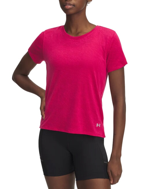 UNDER ARMOUR LAUNCH T-Shirt schattiertes Fuchsia - T-Shirts und Tops für Damen