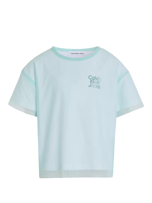 CALVIN KLEIN CK KIDS Kurzarm-T-Shirt Blaustich - Kinder-T-Shirt