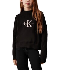 CALVIN KLEIN CK KIDS Rundhalspullover aus Baumwolle - Kinderpullover