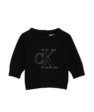 CALVIN KLEIN CK KIDS Rundhalspullover für Neugeborene ck schwarz - Strampler und Baby-Outfits - 1