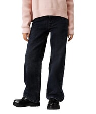 CALVIN KLEIN CK KIDS Relaxed Fit-Jeans f&uuml;r M&auml;dchen blau schwarz starr - Kinderhosen - 1