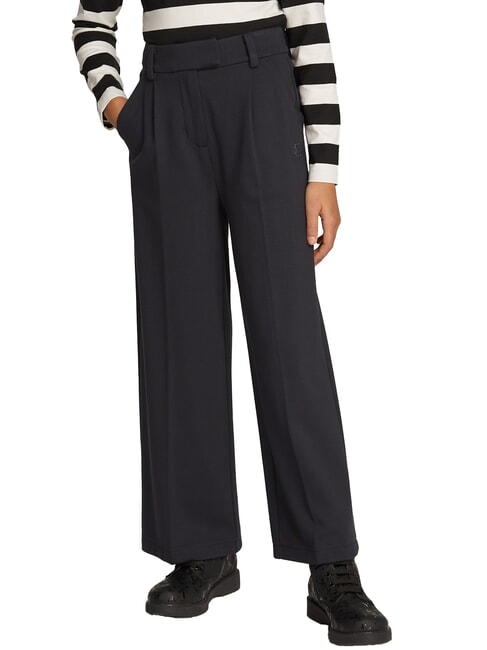 CALVIN KLEIN CK KIDS Gerade geschnittene Mädchenhose ck schwarz - Kinderhosen