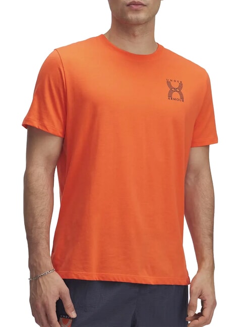 UNDER ARMOUR RUN96 T-Shirt Feuer - Herren-T-Shirts